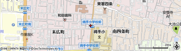 東大阪末広郵便局周辺の地図
