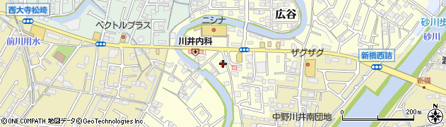 西大寺広谷郵便局 ＡＴＭ周辺の地図