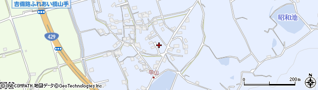 岡山県総社市宿1672-2周辺の地図