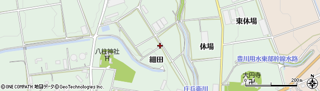 愛知県豊橋市城下町周辺の地図