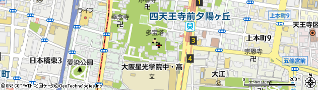 勝鬘院（愛染堂）周辺の地図