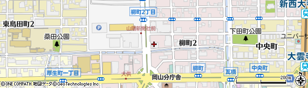 白鶴酒造株式会社　中・四国支店周辺の地図