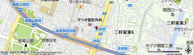 フランスベッド株式会社 メディカル大阪西営業所周辺の地図