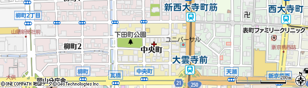 株式会社オフィス文矢中央町支店周辺の地図