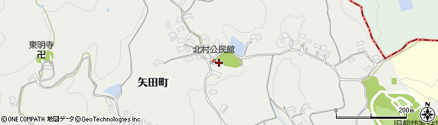奈良県大和郡山市矢田町1468-2周辺の地図