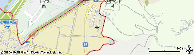 岡山県岡山市東区西大寺射越36周辺の地図