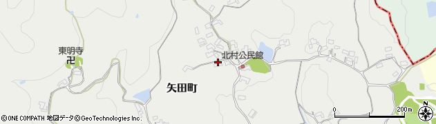 奈良県大和郡山市矢田町1713周辺の地図
