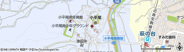 生駒市立小平尾南児童館周辺の地図