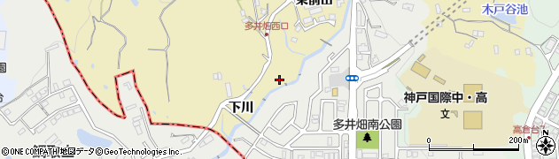 兵庫県神戸市須磨区多井畑（井ノ尻）周辺の地図