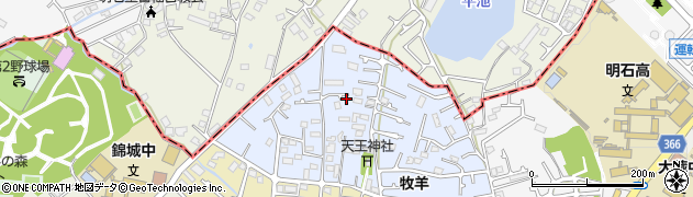 兵庫県明石市太寺天王町2845周辺の地図