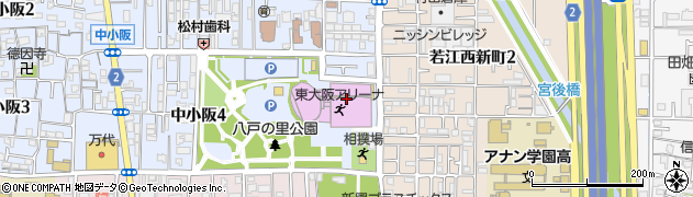 東大阪アリーナ周辺の地図