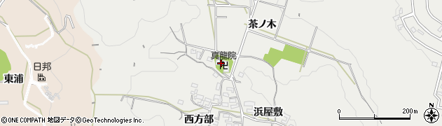 愛知県豊橋市東赤沢町（茶ノ木）周辺の地図