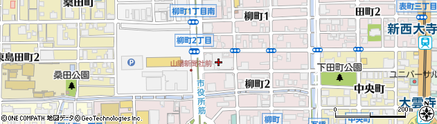 山陽新聞社　読者局共創本部教育サポートセンター周辺の地図