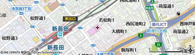 クーバーフットボールパーク・神戸周辺の地図