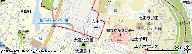 兵庫県神戸市西区玉津町吉田周辺の地図