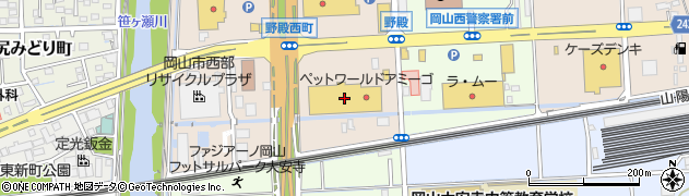 ホームセンタータイム　大安寺店周辺の地図