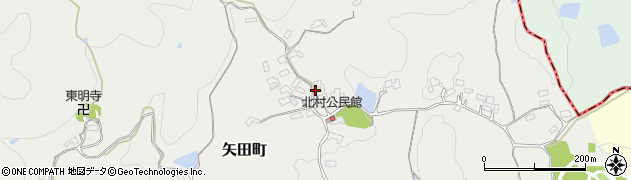 奈良県大和郡山市矢田町1437周辺の地図