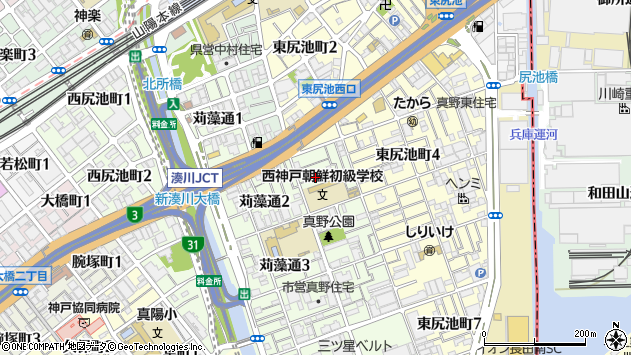 〒653-0024 兵庫県神戸市長田区浜添通の地図