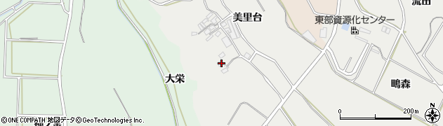 愛知県田原市相川町美里台298周辺の地図