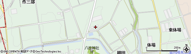 愛知県豊橋市城下町大見川周辺の地図