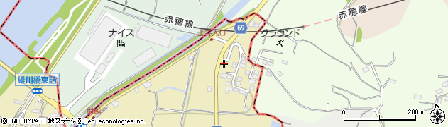 岡山県岡山市東区西大寺射越45周辺の地図