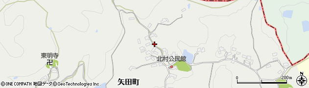 奈良県大和郡山市矢田町1435周辺の地図