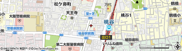 味の名門 焼肉 ソウル 桃谷店周辺の地図