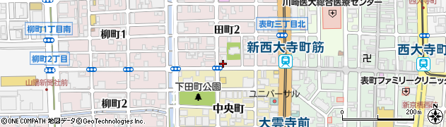 中華そば山冨士中央店周辺の地図