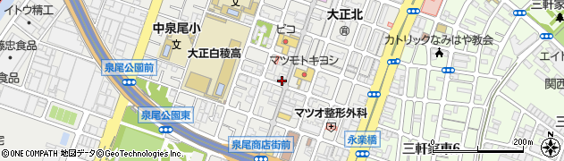 中山診療所周辺の地図