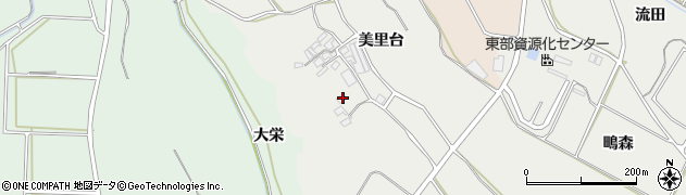 愛知県田原市相川町美里台65周辺の地図