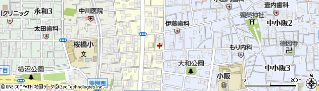 東大阪小阪本町郵便局 ＡＴＭ周辺の地図