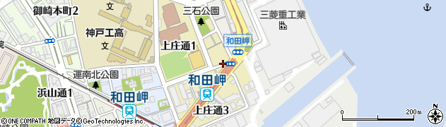 兵庫県神戸市兵庫区三石通周辺の地図