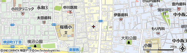 大阪府東大阪市小阪本町2丁目6周辺の地図