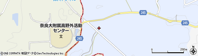 奈良県山辺郡山添村伏拝69周辺の地図