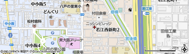 有限会社東大阪管材周辺の地図