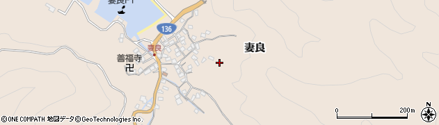 静岡県南伊豆町（賀茂郡）妻良周辺の地図