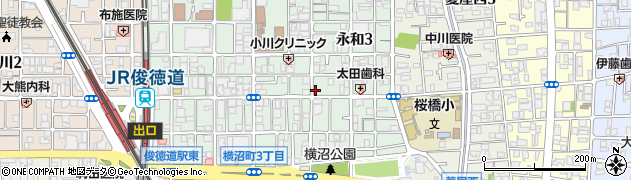 福井　米穀店周辺の地図