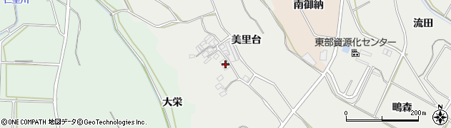 愛知県田原市相川町美里台310周辺の地図