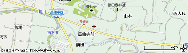 愛知県田原市六連町居屋敷33周辺の地図