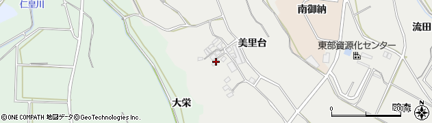 愛知県田原市相川町美里台84周辺の地図