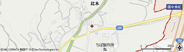 静岡県御前崎市比木1970周辺の地図