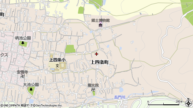 〒579-8052 大阪府東大阪市上四条町の地図