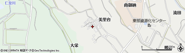 愛知県田原市相川町美里台86周辺の地図