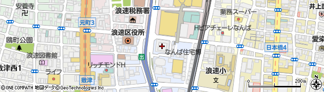 平和管財株式会社大阪支店周辺の地図