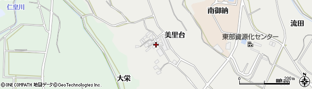 愛知県田原市相川町美里台313周辺の地図