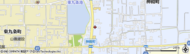 奈良信用金庫こどの支店周辺の地図