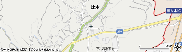 静岡県御前崎市比木1968周辺の地図