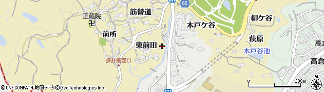 兵庫県神戸市須磨区多井畑東前田13周辺の地図