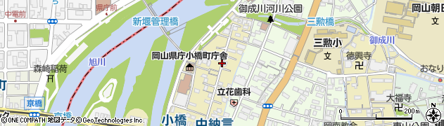 小橋町駐車場周辺の地図
