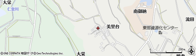 愛知県田原市相川町美里台108周辺の地図